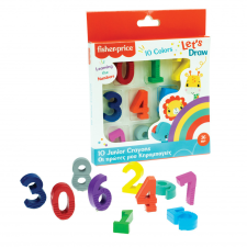 Javoli Fisher-Price Let&#039;s Draw számos zsírkréta 10 db-os kréta