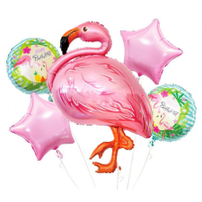 Javoli Flamingó Pink fólia lufi 5 db-os szett party kellék