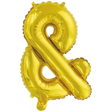Javoli Gold, Arany &amp; betű fólia lufi, 46 cm party kellék