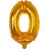 Javoli Gold, Arany mini 0-ás szám fólia lufi 33 cm