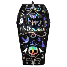 Javoli Halloween Coffin, Koporsó fólia lufi 68 cm party kellék