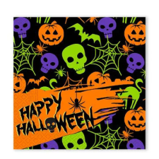 Javoli Halloween Happy szalvéta 20 db-os 33x33 cm FSC party kellék