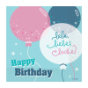Javoli Happy Birthday Lebe, Liebe, Lache szalvéta 16 db-os 33x33 cm