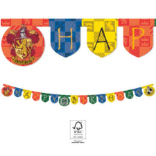 Javoli Harry Potter Hogwarts Houses Happy Birthday felirat FSC 2 m party kellék