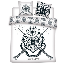 Javoli Harry Potter White dupla, kétszemélyes ágyneműhuzat 240×220cm, 65x65 cm lakástextília