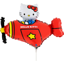 Javoli Hello Kitty Airplane Red mini fólia lufi 35 cm (WP) party kellék