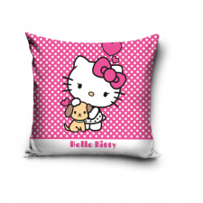 Javoli Hello Kitty Puppy párnahuzat 40x40 cm Velúr lakástextília