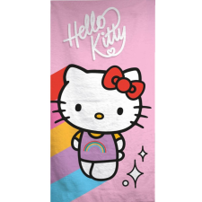 Javoli Hello Kitty Rainbow fürdőlepedő, strand törölköző 70x140cm (Fast Dry) lakástextília