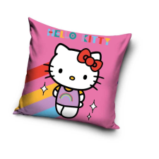 Javoli Hello Kitty Rainbow párna, díszpárna 40x40 cm Velúr lakástextília