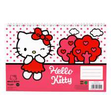 Javoli Hello Kitty Sweetheart A/4 spirál vázlatfüzet, 30 lapos füzet