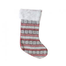 Javoli Hópehely Snow Flakes karácsonyi kandalló zokni, csizma 55,5 cm party kellék