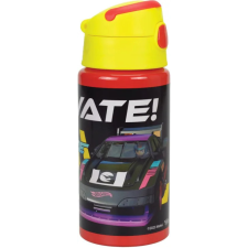 Javoli Hot Wheels Race alumínium kulacs akasztóval 500 ml kulacs, kulacstartó