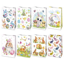 Javoli Húsvét Bunny papír ajándéktasak, ajándékzacskó 16x24x7 cm party kellék