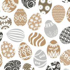 Javoli Húsvét Elegant Eggs szalvéta 20 db-os 25x25 cm party kellék