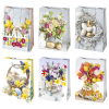 Javoli Húsvét Flowers papír ajándéktasak, ajándékzacskó 23x32x11 cm