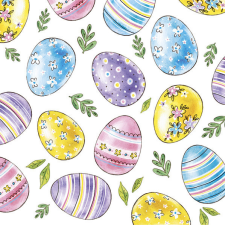 Javoli Húsvét Watercolour Eggs szalvéta 20 db-os 25x25 cm papírárú, csomagoló és tárolóeszköz