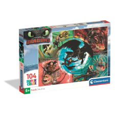 Javoli Így neveld a sárkányodat Friends 104 db-os puzzle Clementoni puzzle, kirakós