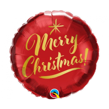 Javoli Karácsony Merry Christmas Red fólia lufi 46 cm party kellék