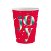 Javoli Karácsonyi Red Joy papír pohár 6 db-os 250 ml