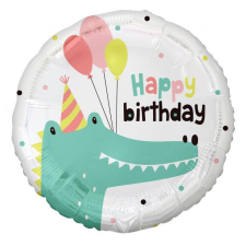 Javoli Krokodil Happy Birthday Crocodile fólia lufi 36 cm party kellék