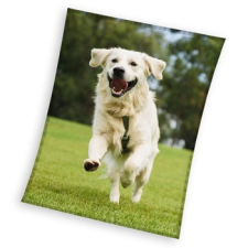Javoli Kutyás Happytail Retriever coral fleece polár takaró 150x200cm lakástextília