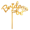 Javoli Lánybúcsú Bride to be torta dekoráció 16x15cm