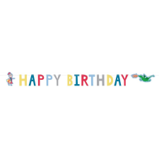 Javoli Lovag Protect Happy Birthday felirat 160 cm party kellék
