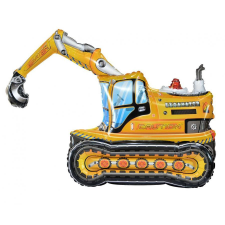 Javoli Markológép Excavator 3D fólia lufi 89 cm party kellék