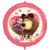 Javoli Mása és a medve Sweet Heart fólia lufi 46 cm