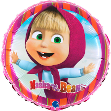 Javoli Mása és a medve Titter fólia lufi 46 cm party kellék