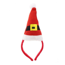 Javoli Mikulás sapka Santa fejpánt 11x19 cm jelmez