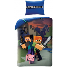 Javoli Minecraft ágyneműhuzat Steve and Alex 140×200cm, 70×90 cm lakástextília
