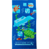 Javoli Minecraft Aquatic fürdőlepedő, strand törölköző 70x140cm