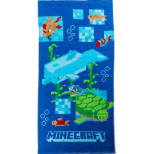 Javoli Minecraft Aquatic fürdőlepedő, strand törölköző 70x140cm lakástextília