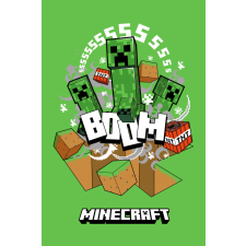 Javoli Minecraft Boom Creeper szuper puha polár takaró 100*150cm lakástextília