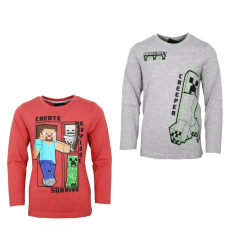 Javoli Minecraft Create gyerek hosszú ujjú póló, felső 6 - 12 év / 116 - 152 cm