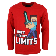 Javoli Minecraft gyerek hosszú ujjú póló, felső 8 év