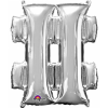 Javoli Mini Fólia lufi hashtag ikon, Silver 33 cm