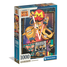 Javoli Minyonok 1000 db-os Compact puzzle Clementoni puzzle, kirakós