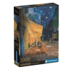Javoli Művészet A Kávézó terasza este Van Gogh 1000 db-os Compact puzzle Clementoni