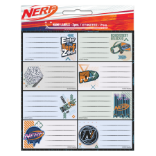 Javoli Nerf Player füzetcímke 16 db-os füzetcímke