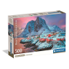 Javoli Norvégia Hamnøy 500 db-os Compact puzzle Clementoni