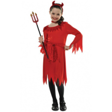 Javoli Ördöglány Red jelmez 8-10 év party kellék