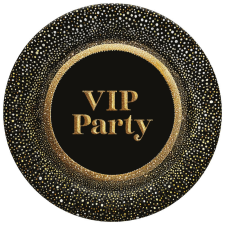 Javoli Party Gold VIP papírtányér 8 db-os 22,7 cm party kellék