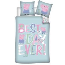 Javoli Peppa malac Best Day ágyneműhuzat 140×200cm, 63×63 cm microfibre lakástextília