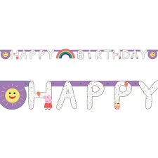 Javoli Peppa malac Confetti Happy Birthday felirat party kellék