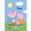 Javoli Peppa malac Family polár takaró 100x140cm