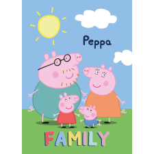 Javoli Peppa malac Family polár takaró 100x140cm lakástextília