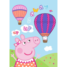 Javoli Peppa Malac Hot Air Balloon polár takaró 100x140cm lakástextília