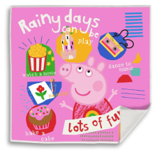 Javoli Peppa malac Rainy Fun Mágikus Kéztörlő arctörlő, törölköző 30x30cm lakástextília